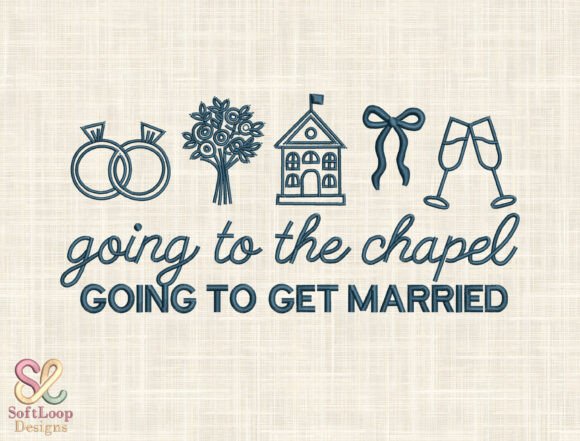 Download Wedding Icons Machine Embroidery File - Embroidery file Collection