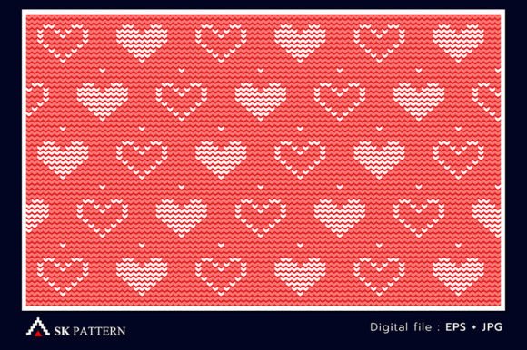 Download White and Red Love Embroidery Background - Love Collection
