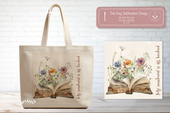 Download Book Lover Quote Tote Bag Sublimation - Love Collection