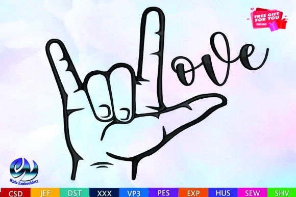 Download Love Embroidery Design - Love Collection