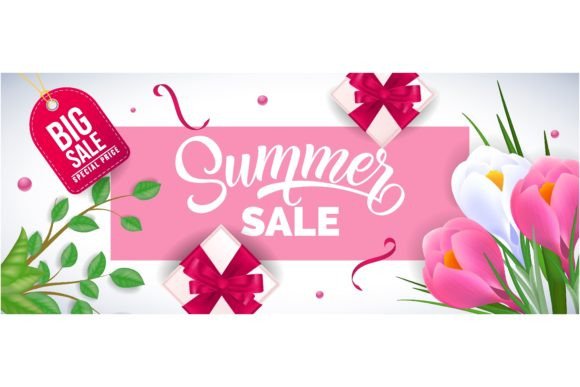 Download Summer Sale Lettering in Pink Frame with - Lettering Collection