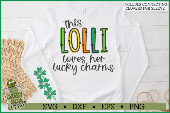 Download Lolli Loves Her Lucky Charms Sleeve SVG - Love Collection